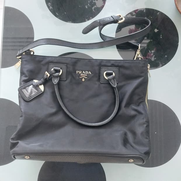 프라다 리나일론 토트/숄더백