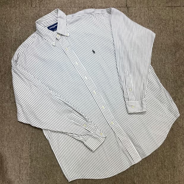 (L) POLO 폴로 랄프로렌 골프 스트라이프 셔츠  