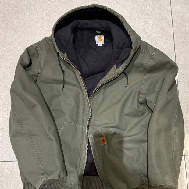 [XL] 칼하트 덕액티브 샌드스톤 후드자켓