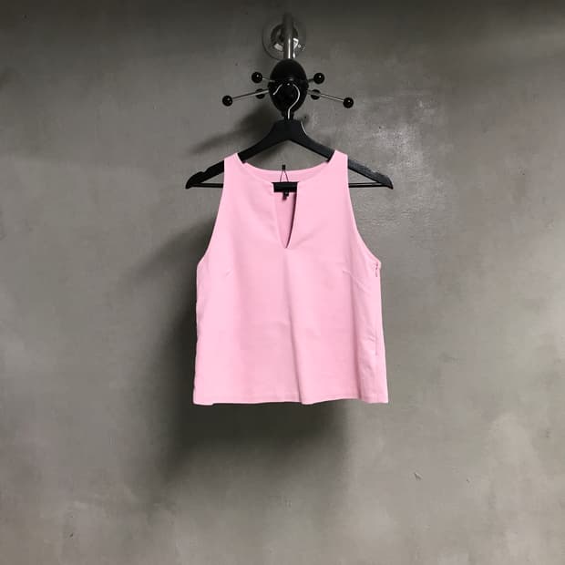 테레반티네 슬리브리스 블라우스 핑크 40(W)