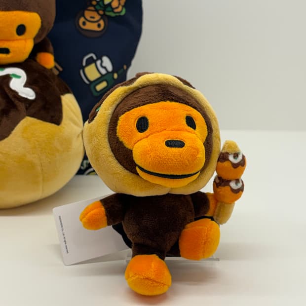 [한정상품/미개봉새상품] bape 베이프 타코야키 마일로 키링
