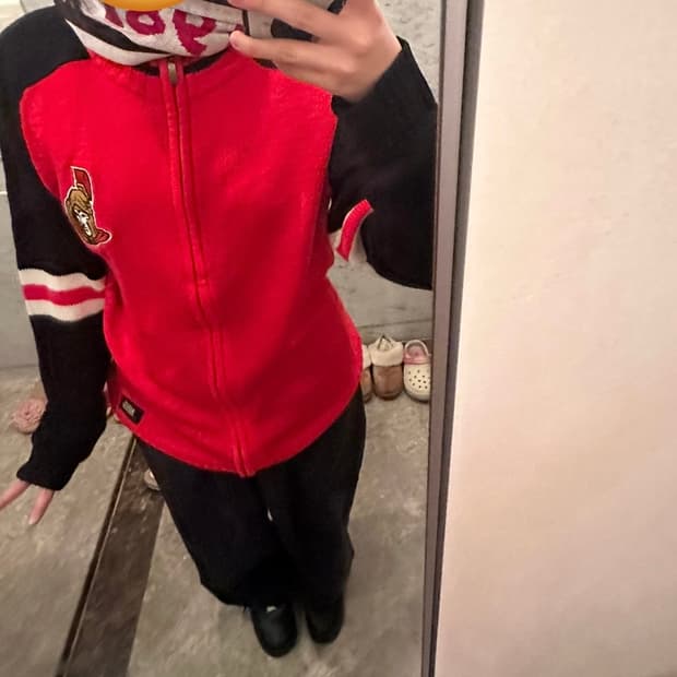 디엠빈티지 코디셋 판매 니트집업 빈티지 nhl 목도리 두붙바