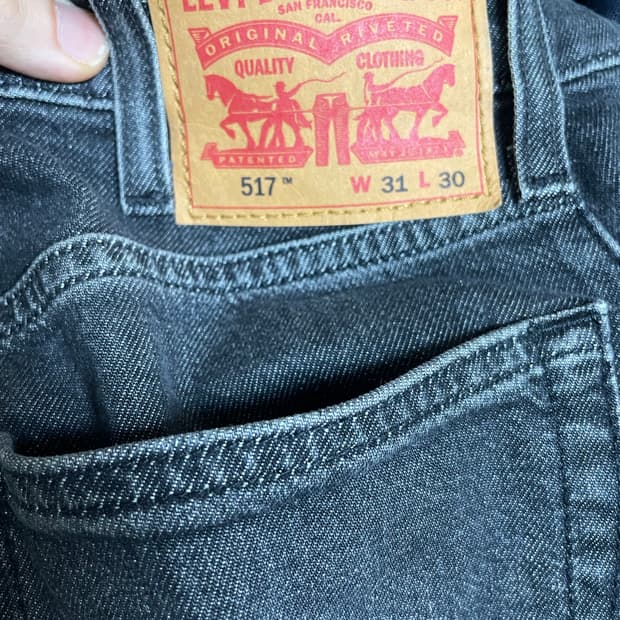 리바이스517블랙 31x30