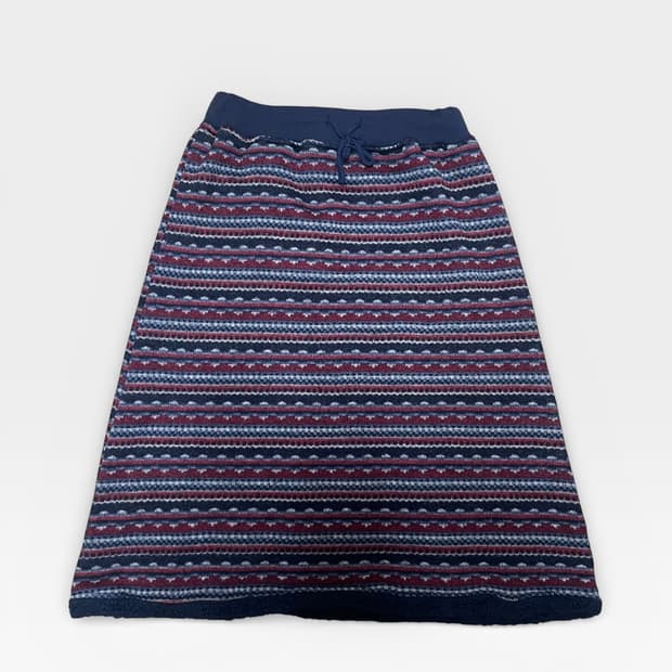 Japanese  -패턴 면 스커트 (Free size)