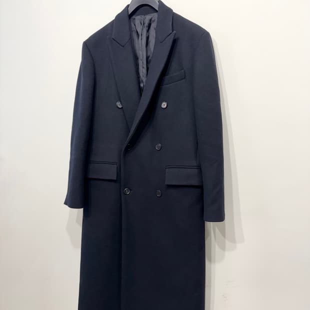 18FW 준지 더블 롱코트