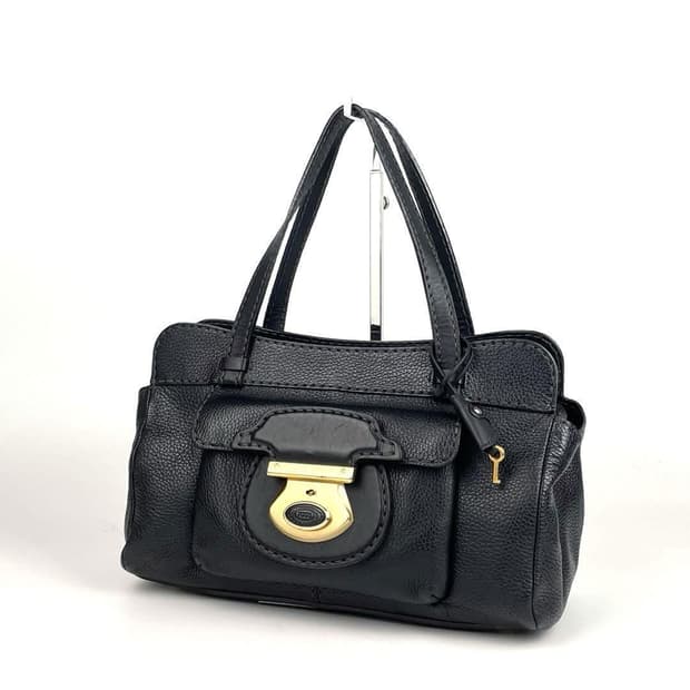 TODS 토즈 여성 가죽 가방 토트백 블랙