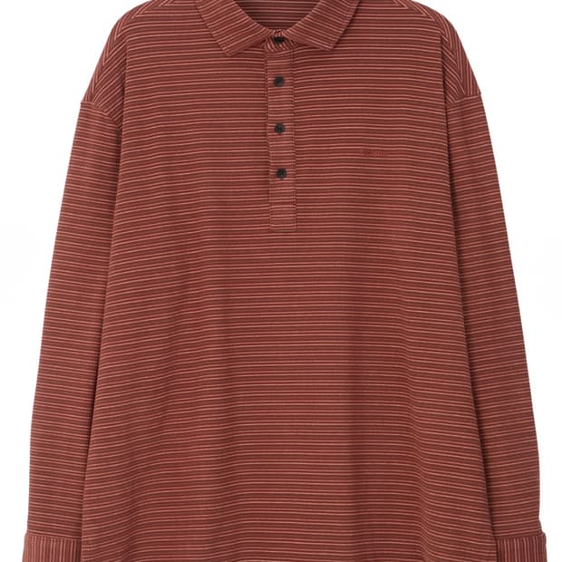 파히섬 오버사이즈 스트라이프 셔츠