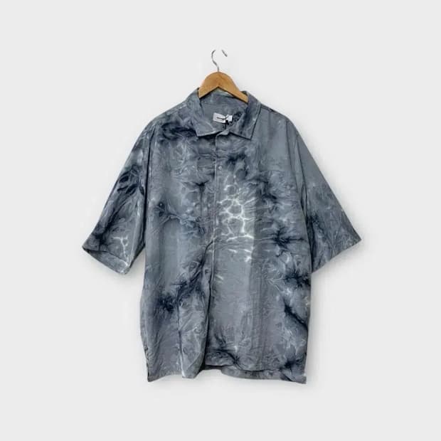 [새상품] 매스노운 타이다이 하프셔츠 그레이 L-XL