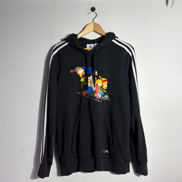 아디다스 심슨 가족 그래픽 후드티 (무료배송)