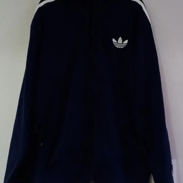 아디다스 파이어버드 네이비 트랙탑 저지 져지집업 110/XXL