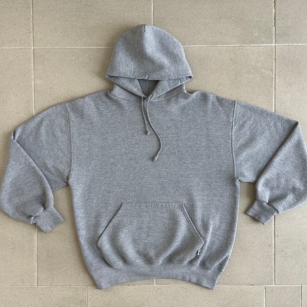 90s 빈티지 러셀 후드 그레이 L 🇺🇸