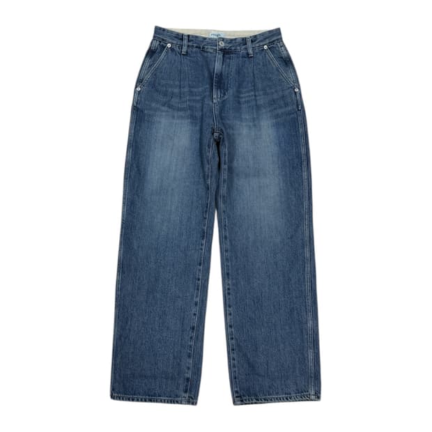 러프사이드 드레이프 데님팬츠 바지 라이트블루 1