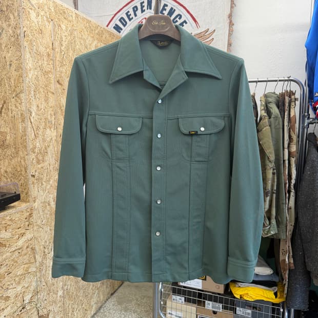70‘s MADE IN USA 리 레저 수트 자켓 셔츠