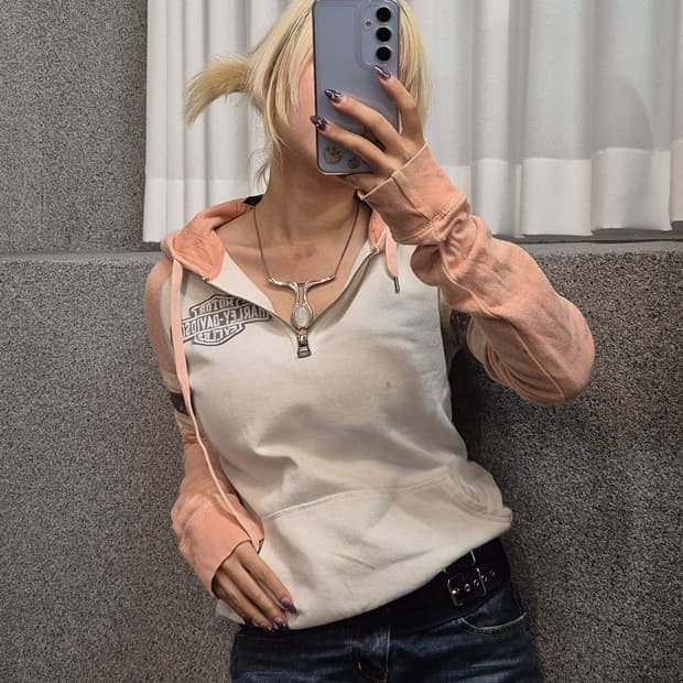 HARLEY DAVIDSON RAGLAN HOODIE