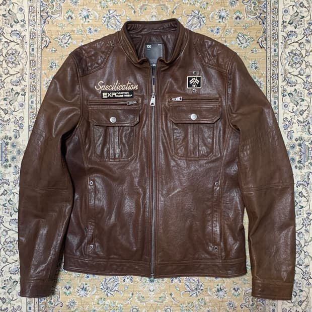 EXR 양가죽 레이싱자켓