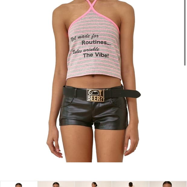 justhaus 홀터넥 나시