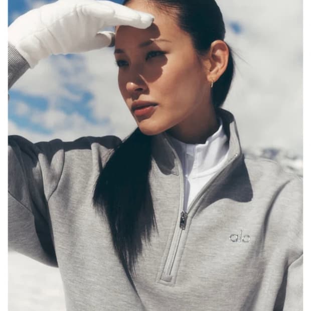 알로 아콜레이드 반집업 그레이 xxs 새상품