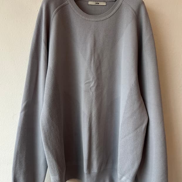 시스템 남성 인디블루 라운드니트