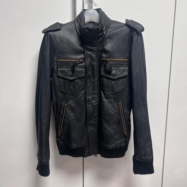 jpn vtg 일본 빈티지 양가죽 밀리터리 봄버 자켓 L