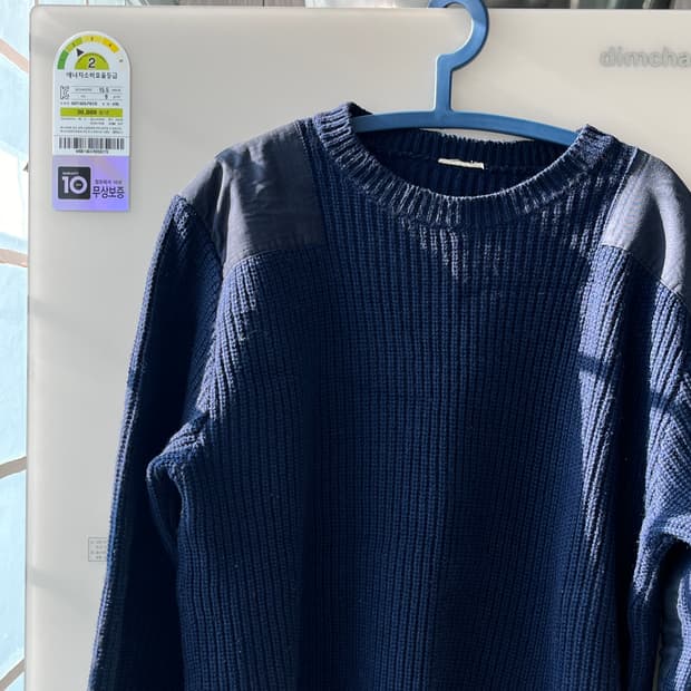 Wtaps 컴뱃 니트 네이비 XL