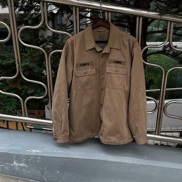 2005 WTAPS Quilted HBT Shirt Jacket