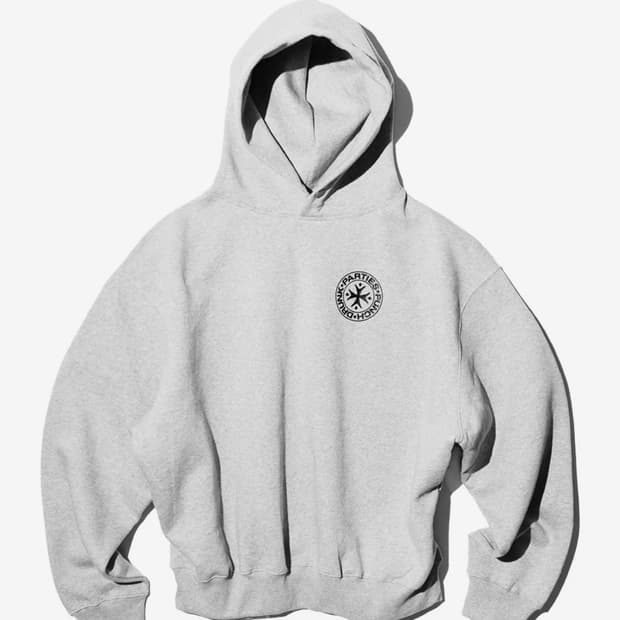 펀치드렁크파티즈 후드티 그레이