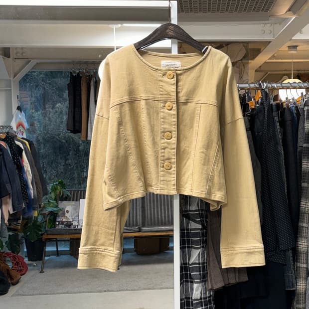 Lucruca 크롭 코튼 자켓