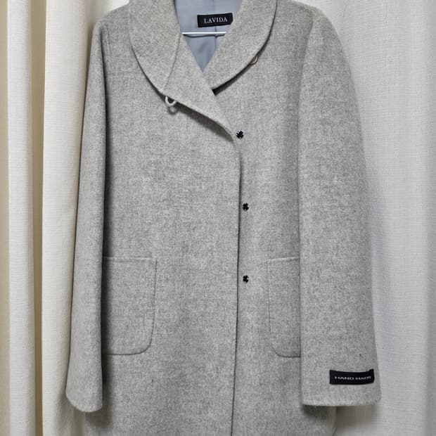 핸드메이드 반 코트 그레이