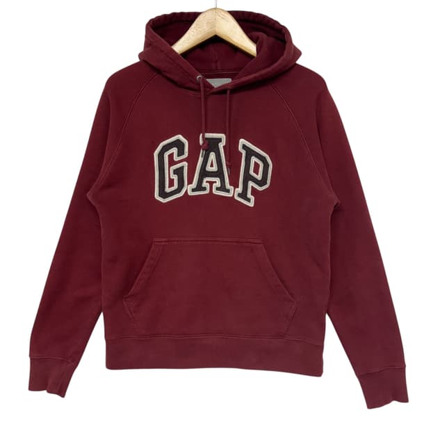 갭 로고 후드티