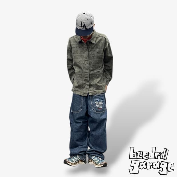 h&m 가필드 카툰 셔츠 자켓