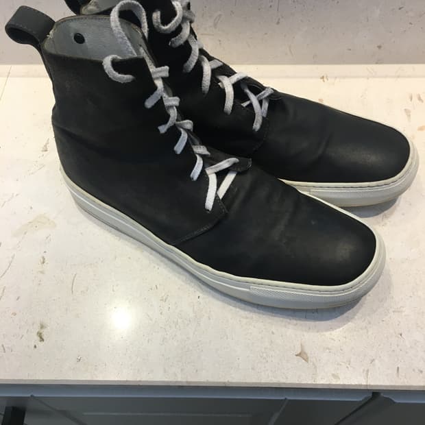 incarnation cordovan leather  boots