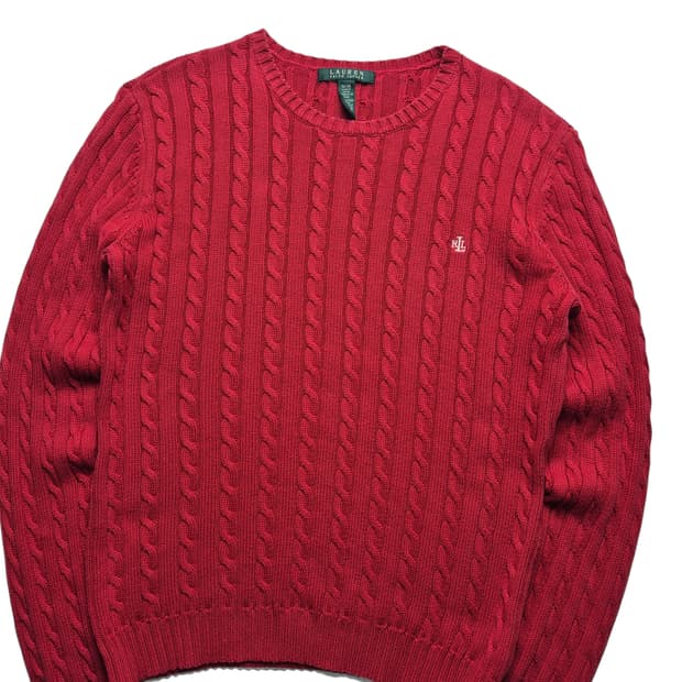 [M] 로렌 랄프로렌 케이블 니트