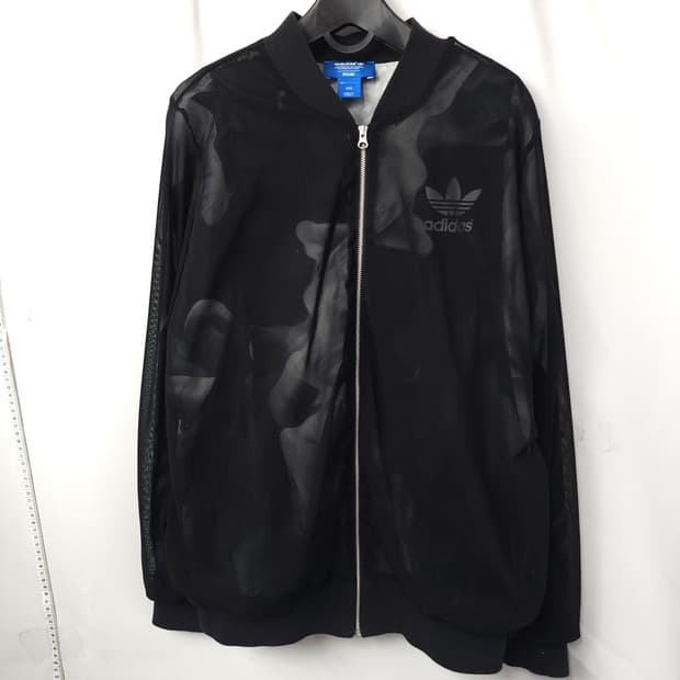 66[128] 아디다스 희귀템 져지 화이트 스모크 메쉬 트랙 자켓 