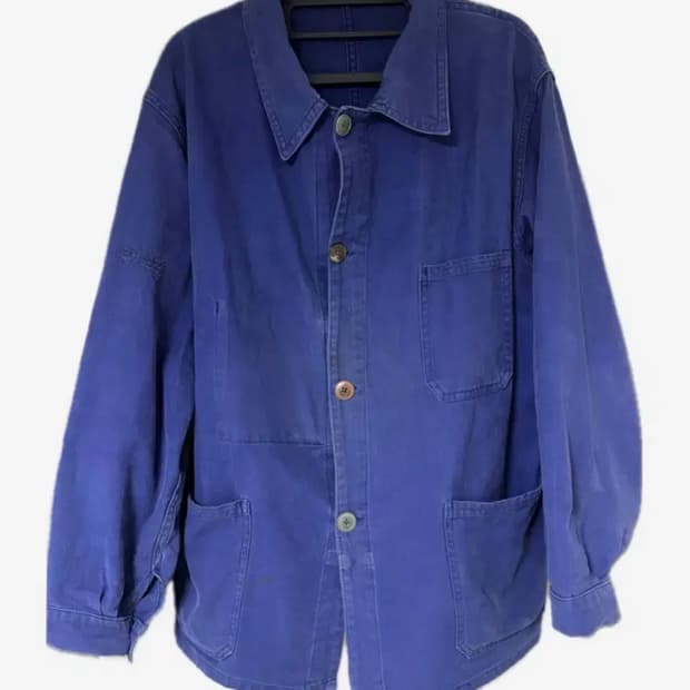 빈티지 프렌치 워크자켓 블루 