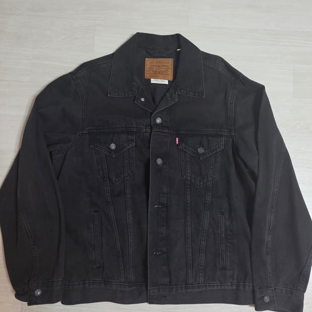 리바이스 트러커 흑청