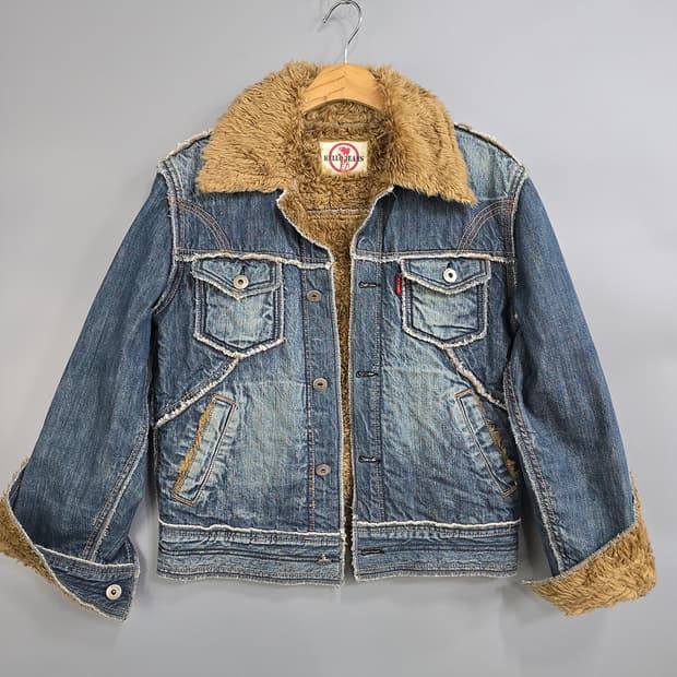 켈로진스(KELLO JEANS) 셰르파 데님 자켓
