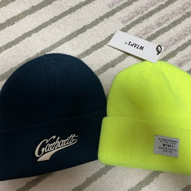 [2개가격] 더블탭스 WTAPS 비니, 칼하트wip 비니