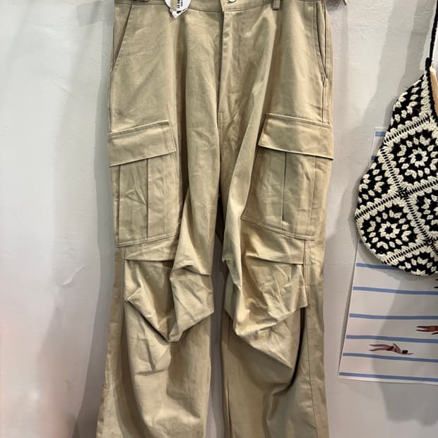 밑단 스트링 카고팬츠