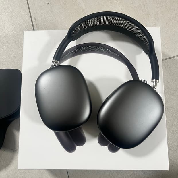 에어팟맥스 스페이스그레이 풀박