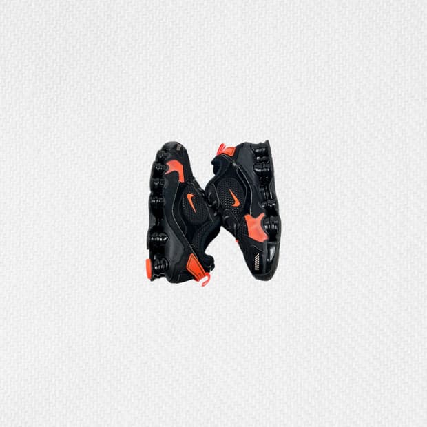 240 W 나이키 샥스 TL 노바 블랙 오렌지