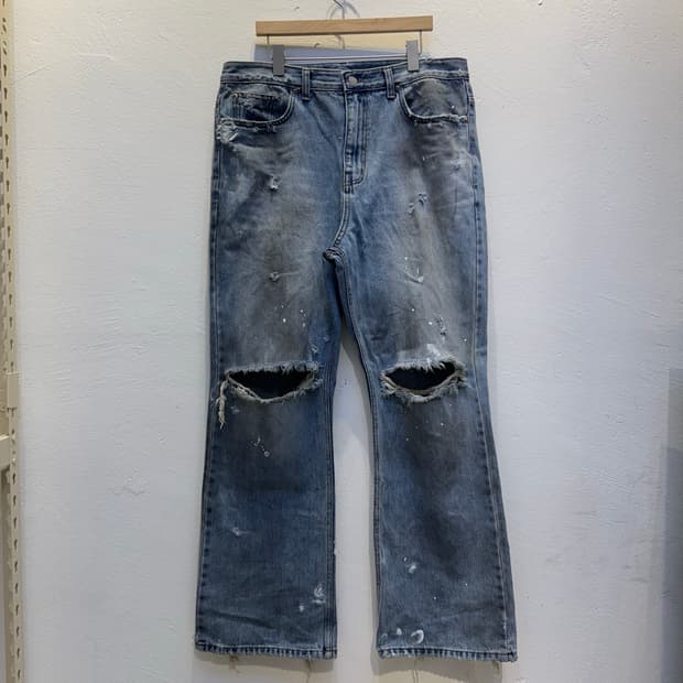 빈티지 더티 플레어팬츠