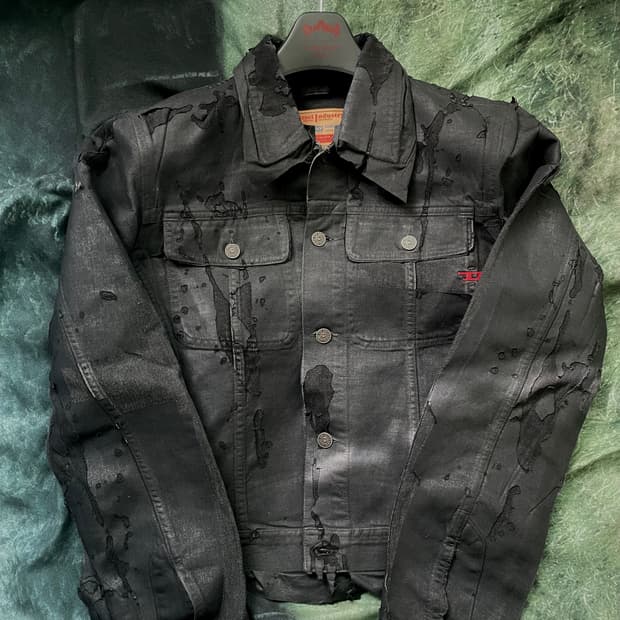 코팅 트러커 자켓