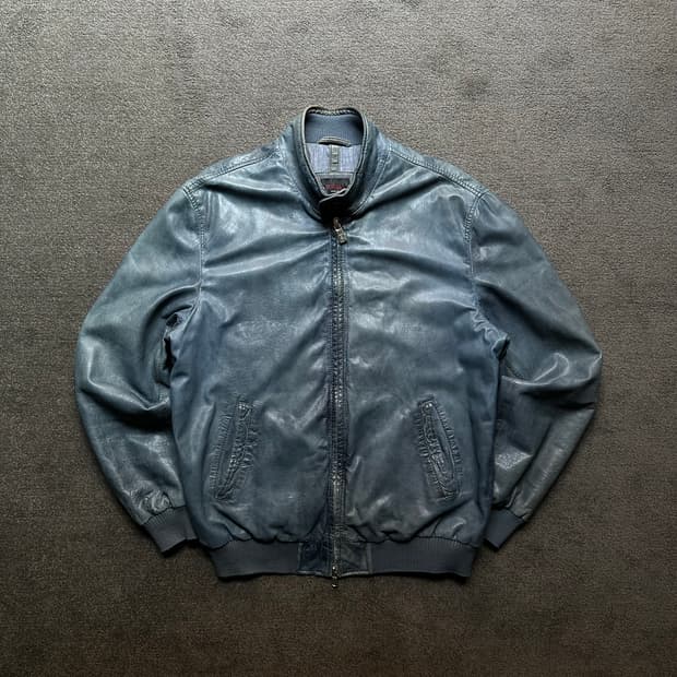 TORRAS 램스킨 블루종 가죽 자켓 EUR 54 [XL]