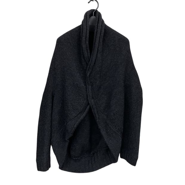 요지 야마모토 와이즈 울 니트 가디건