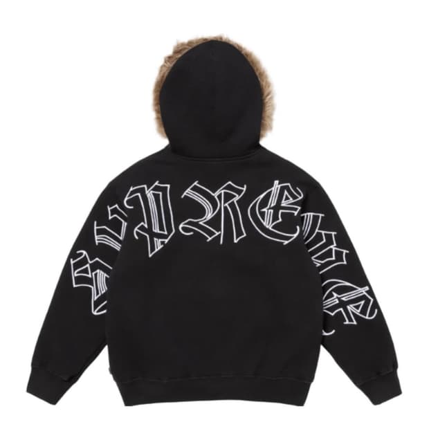 슈프림 폭스 퍼 후드집업