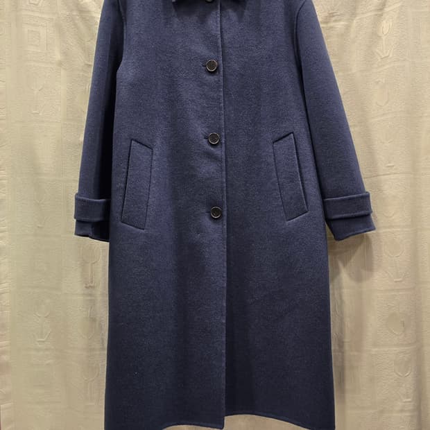 거의새거) LIST 리스트 가벼운 핸드메이드 모직 롱 코트 S(55)