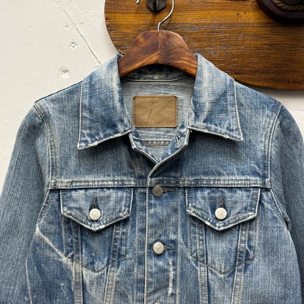 D.M.G 3rd Type Distressed Denim Trucker