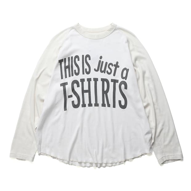 빔즈보이 BEAMS BOY Printed Raglan 3/4 Sleeve