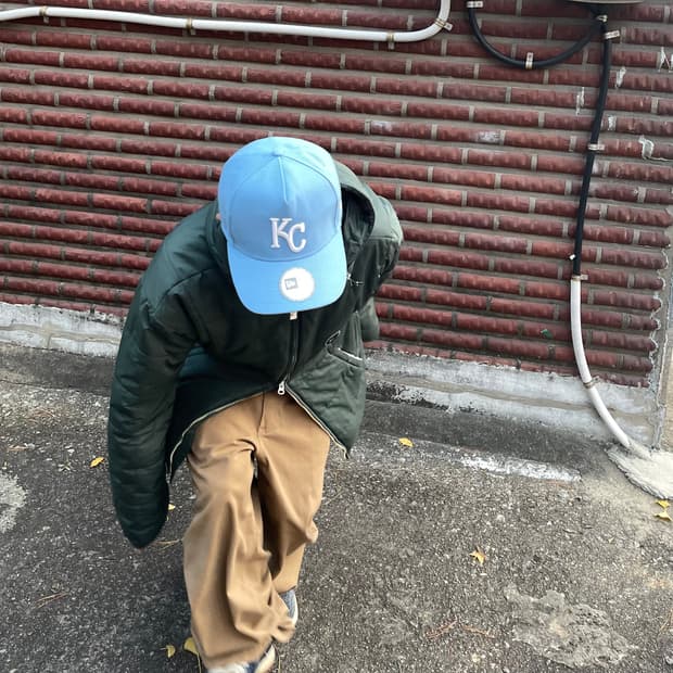 뉴에라 캔자스시티 로얄스 스카이블루 캡