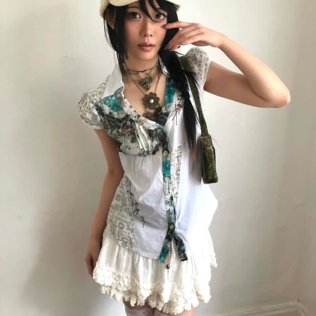 파우닝133 오리엔탈 동양풍 셔츠